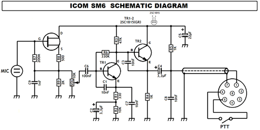 ICOM SM-6 Schematic.png (60.26 KiB) 477024 keer bekeken ICOM SM-6 Schematic diagram